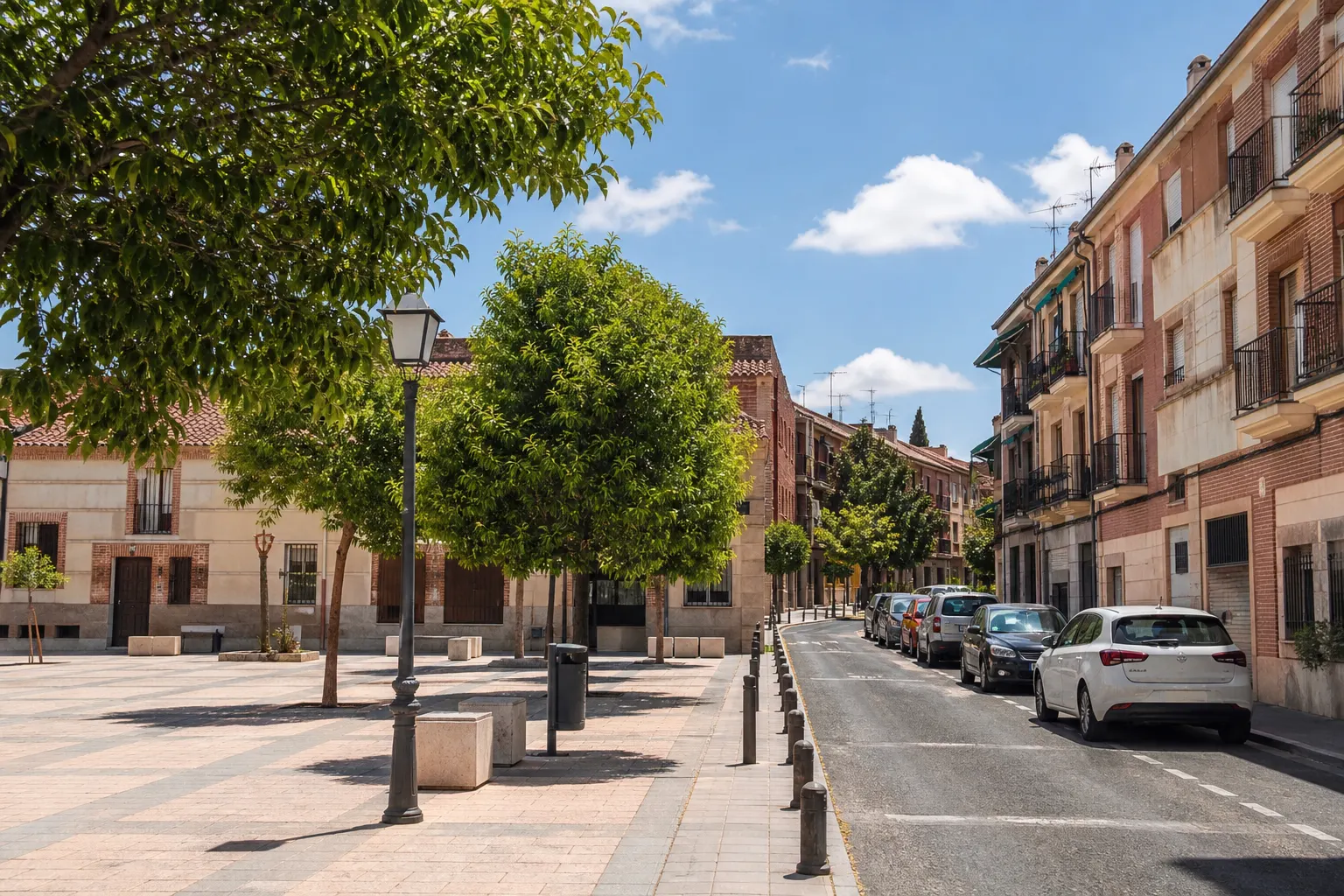 Zona de Plaza Castilla